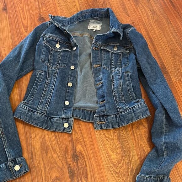 Zara Jackets & Blazers - Zara denim stretch jacket size S